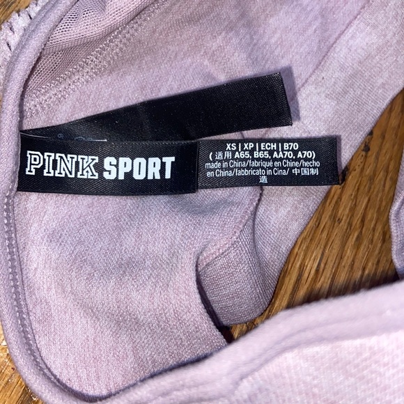VICTORIA'S SECRET *PINK* SPORT SEAMLESS MESH PUSH UP SPORTS BRA. SIZE: XS - Picture 5 of 5